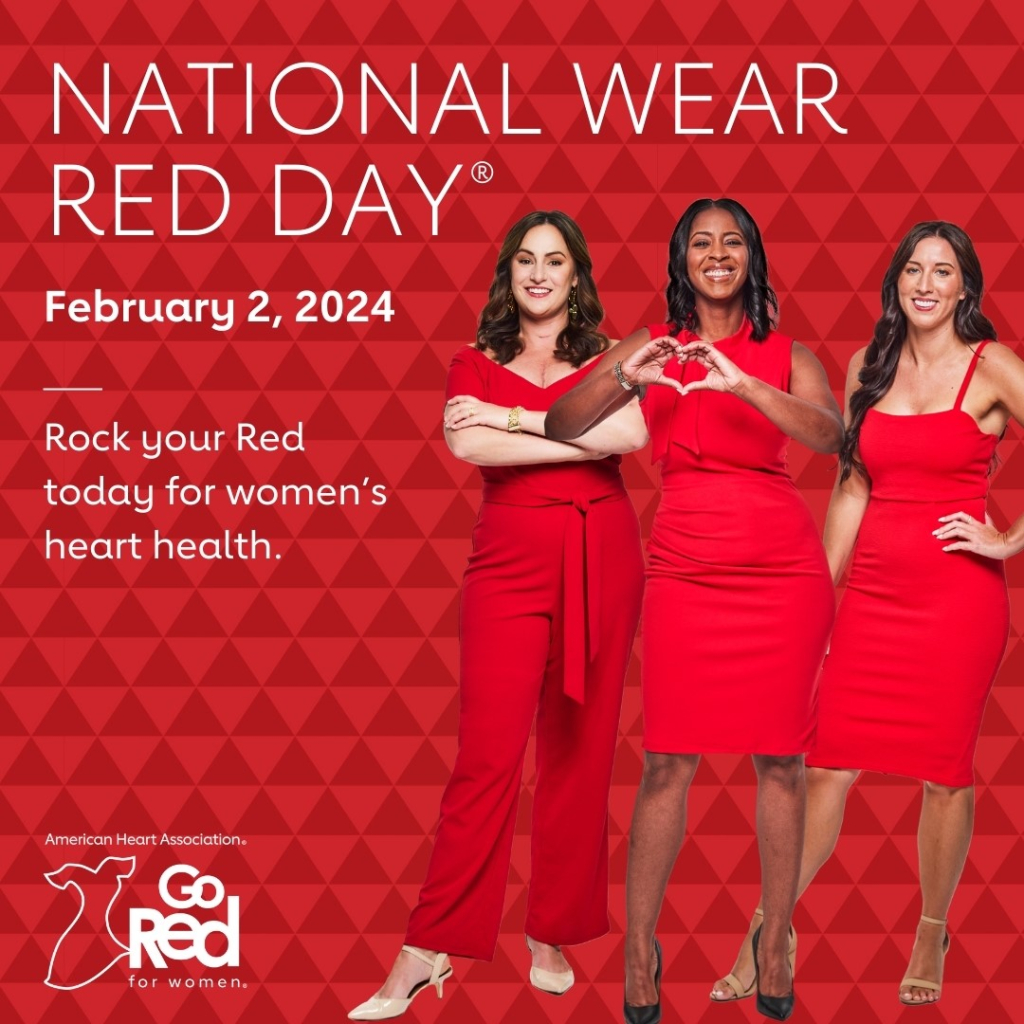 National Wear Red Day February 2nd KCMO Talk Radio 95.7FM & 710AM